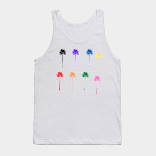 colorful palm tree design Tank Top